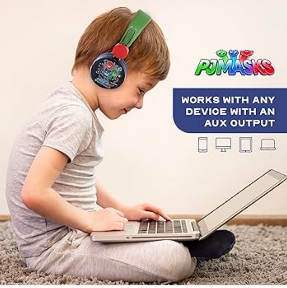 Vivitar PJ Masks Kids Safe Headphones BNWT RETIRED $58